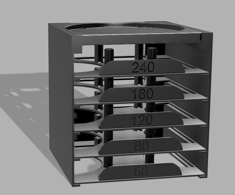 Holder for orbitalsander and pads