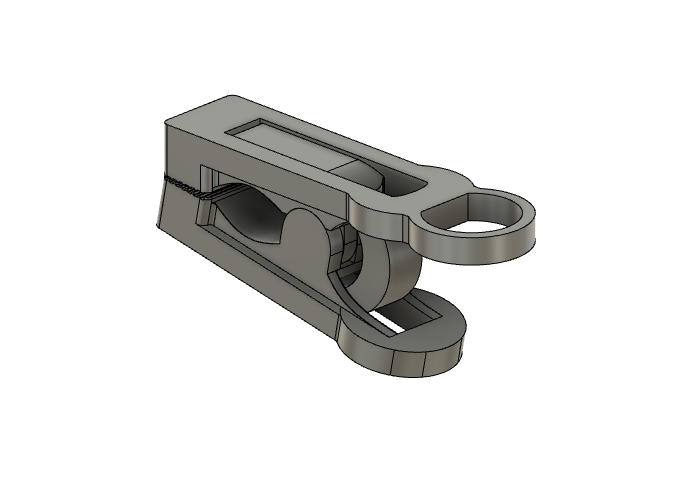 Towel Clip 3D model thumbnail