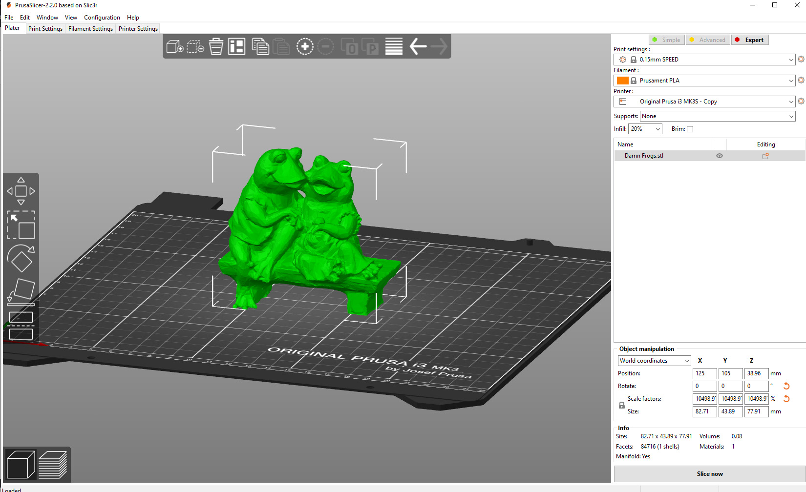 Miniatura 3 do modelo 3D Frogs in Love