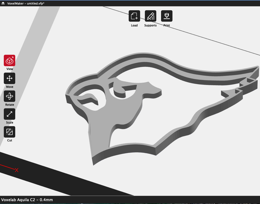 Cardinal Head Cookie Cutter