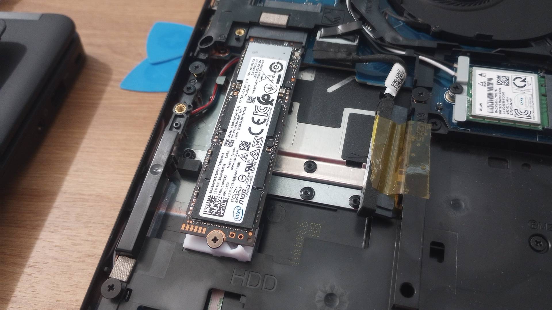 3D Printed Dell Latitude 5480 M.2 Bracket