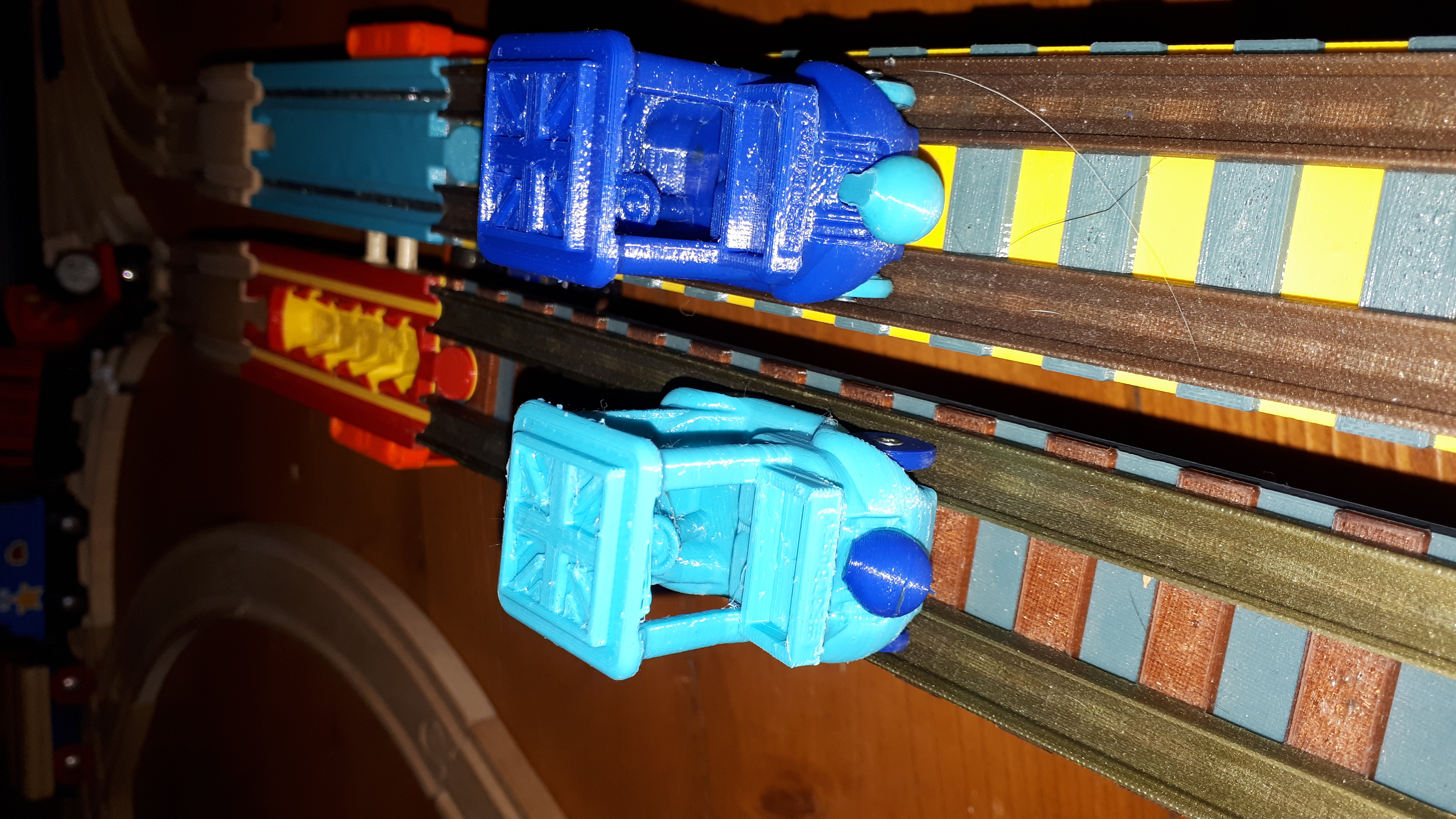E3D Buggy drezína pro dřevěnou vláčkodráhu - E3D Buggy for wooden railway