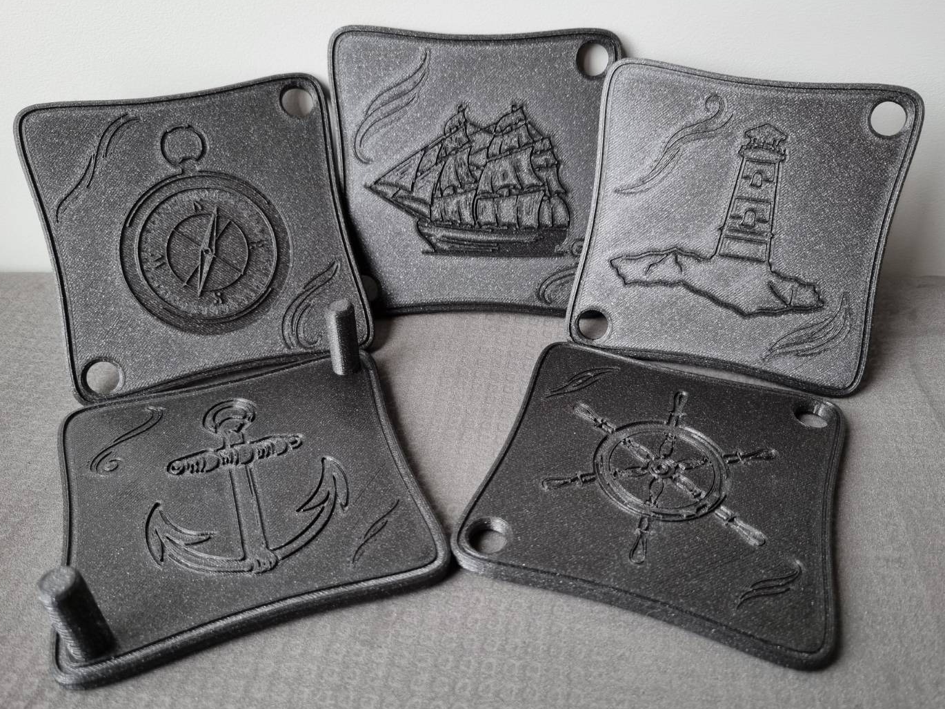 Nautical Coasters - Set of 4
