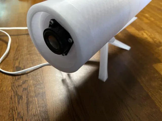 Wave Speaker for 1 inch (or 2 inch) full range unit (added parts for JBL 1.5inch F45C4A)