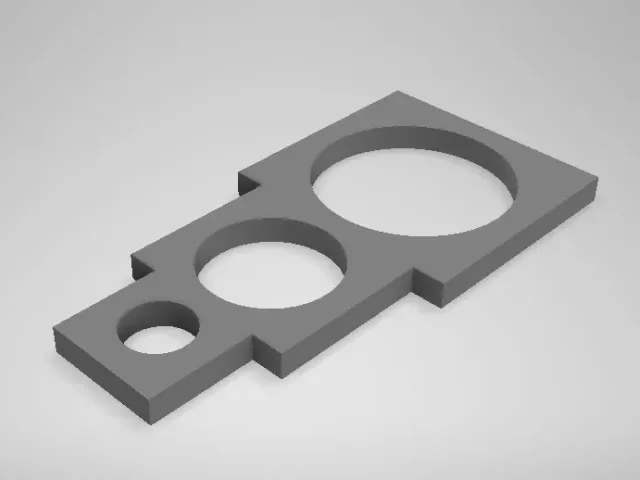 Dimensional accuracy test piece