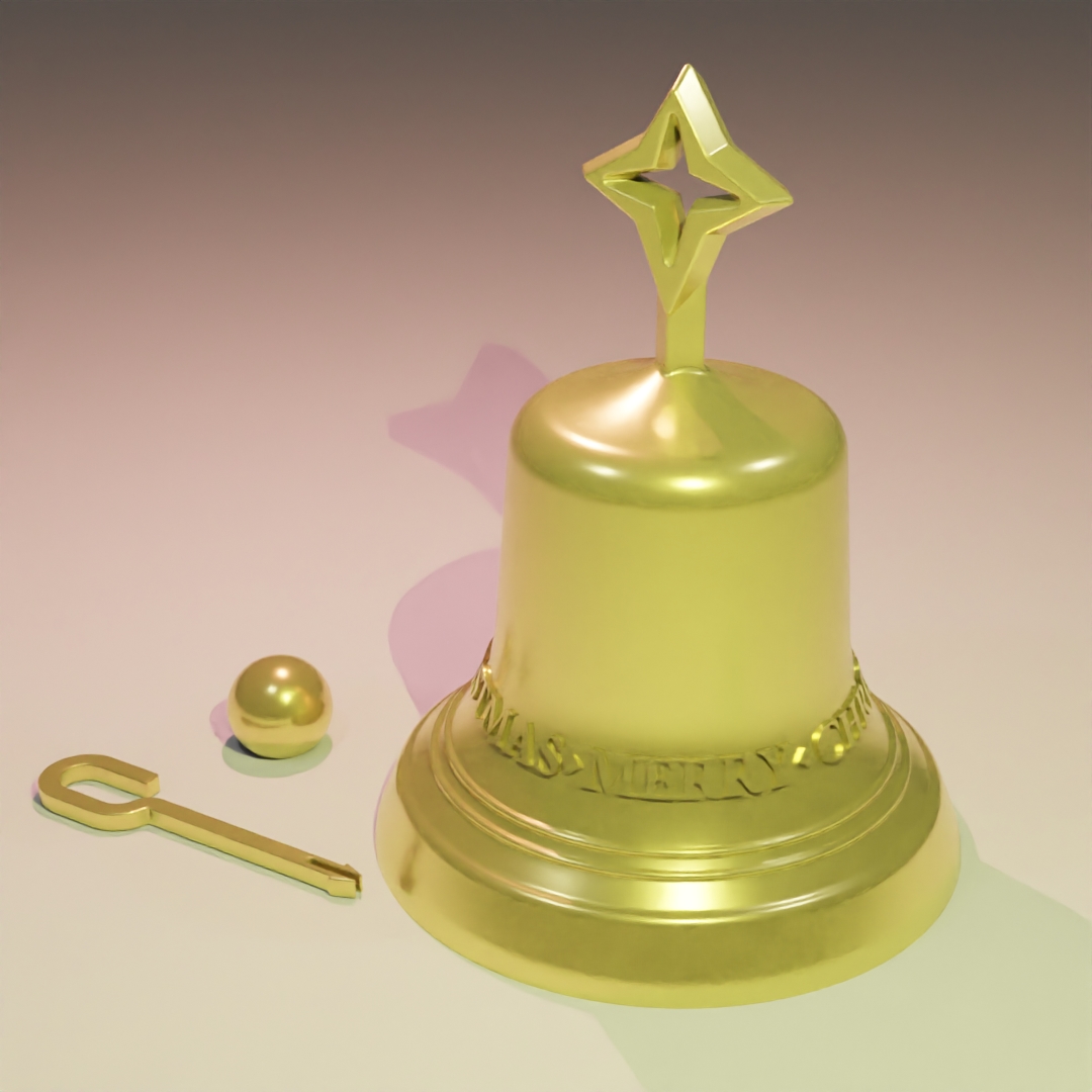 Christmas Bell - Weihnachtsglocke Merry Christmas / Printmas