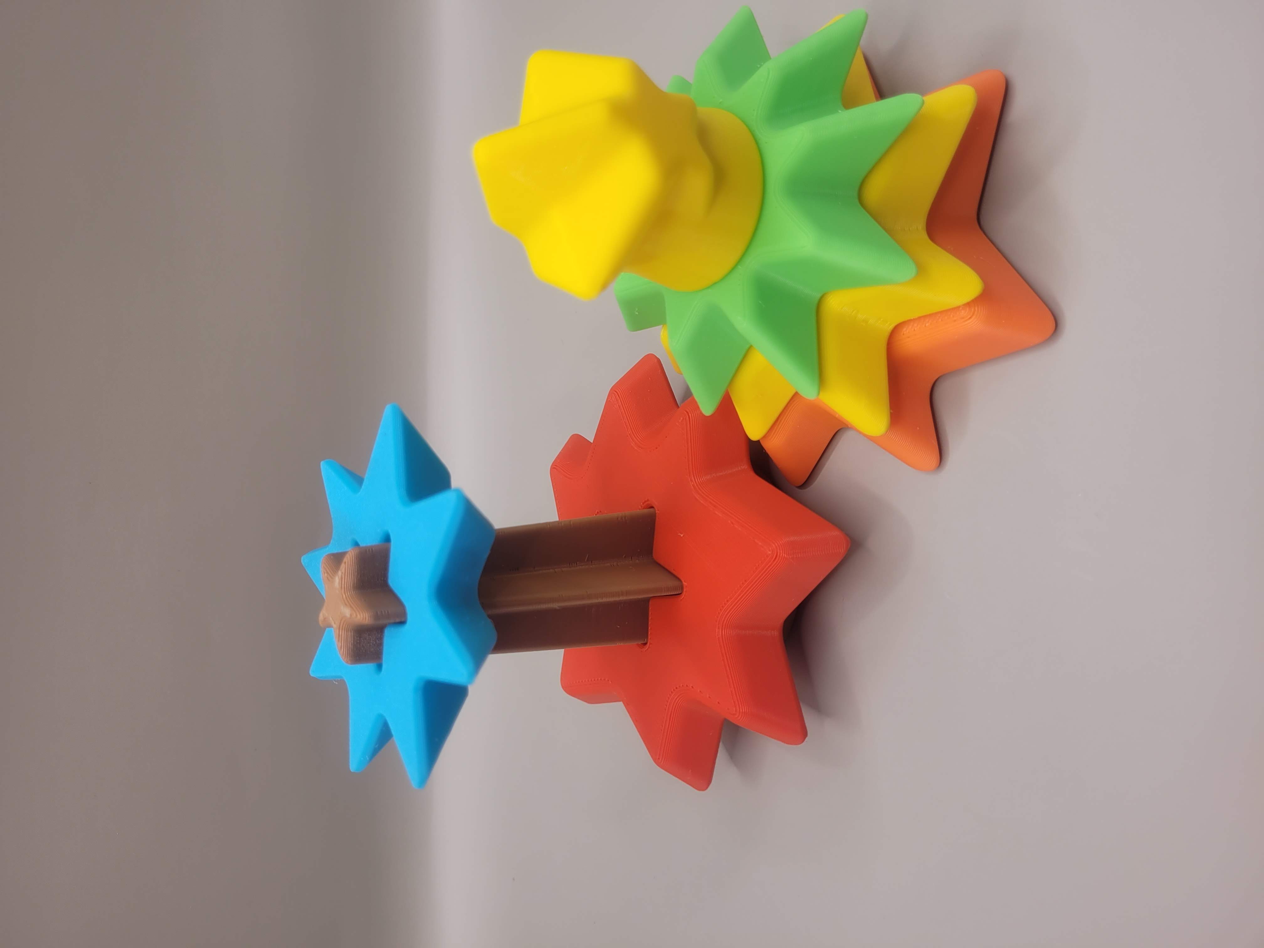 Miniatura 3 do modelo 3D Sensory learning toy - Stackable Christmas-Tree
