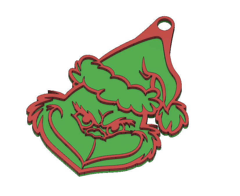 Grinch - Ornament by Wiki Fišer | Download free STL model | Printables.com