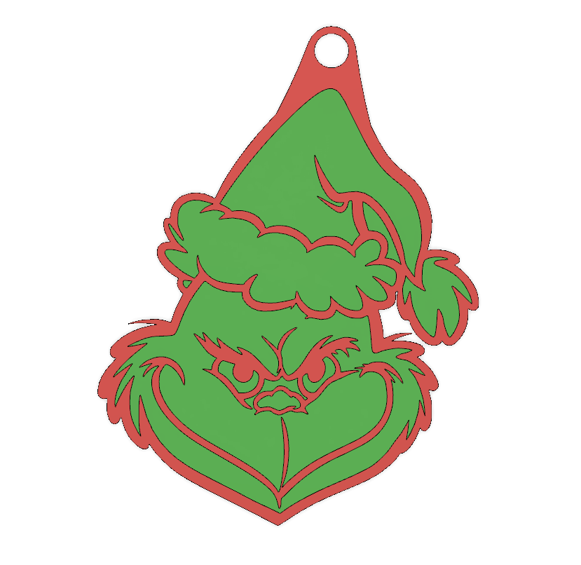 Grinch - Ornament by Wiki Fišer | Download free STL model | Printables.com