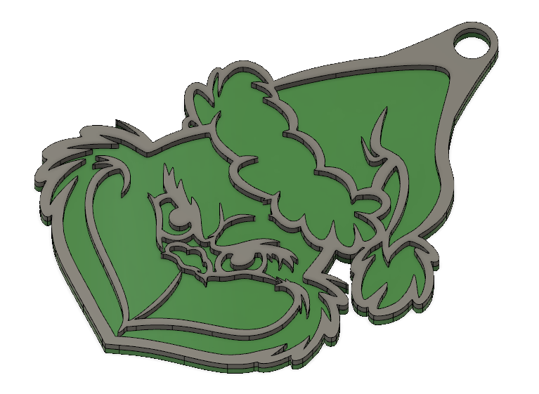 Miniatura 4 do modelo 3D Grinch - Ornament