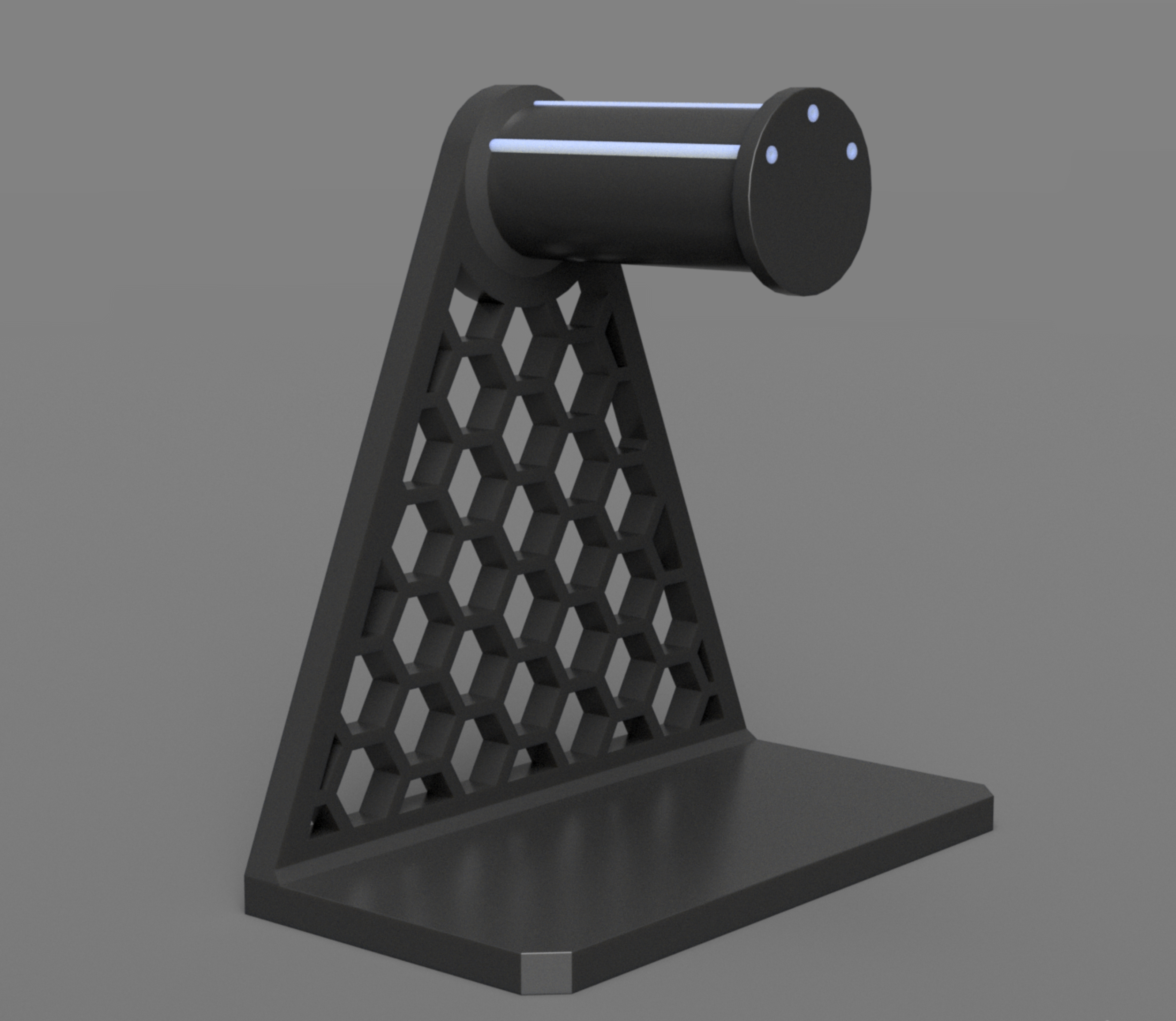 Spool Holder Honeycomb Design v1 (free standing, PTFE gliders)