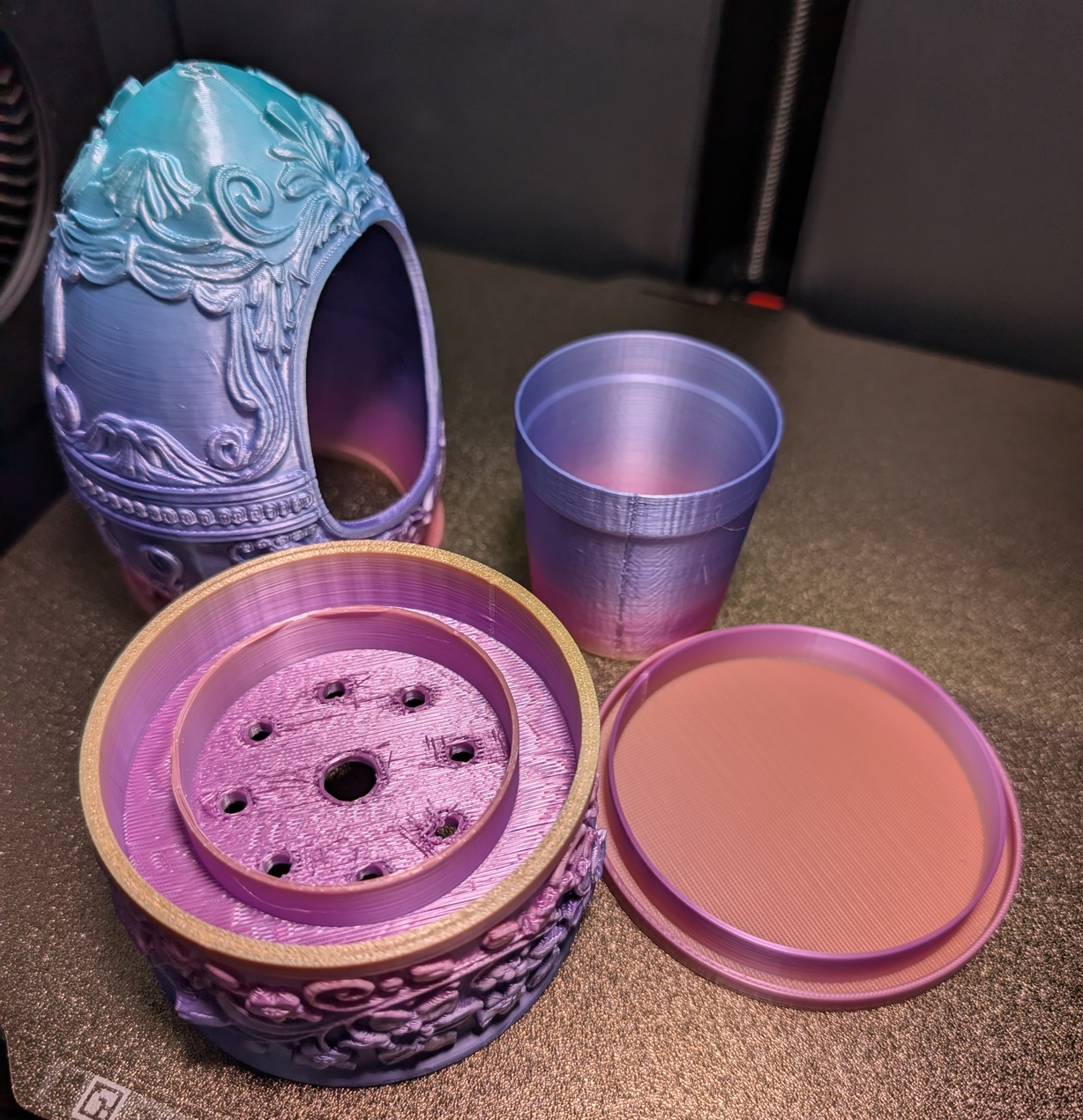 Ornate easter egg planter — miniatura 5