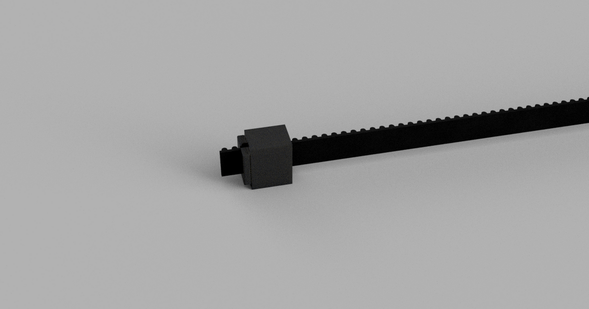 gt2 belt end clamp by ruredi87 Download free STL model