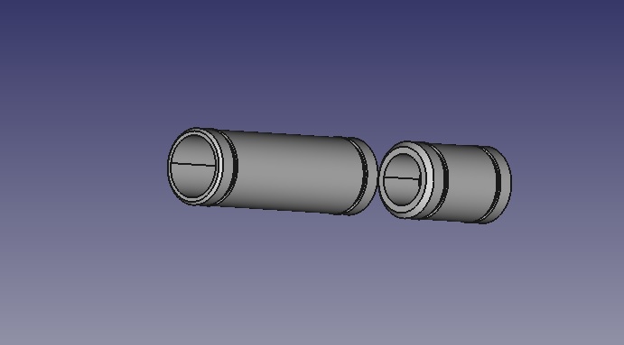 Adaptador LM8UU LM8LUU a casquillo de 14*12*8 by Caracolmaker ...