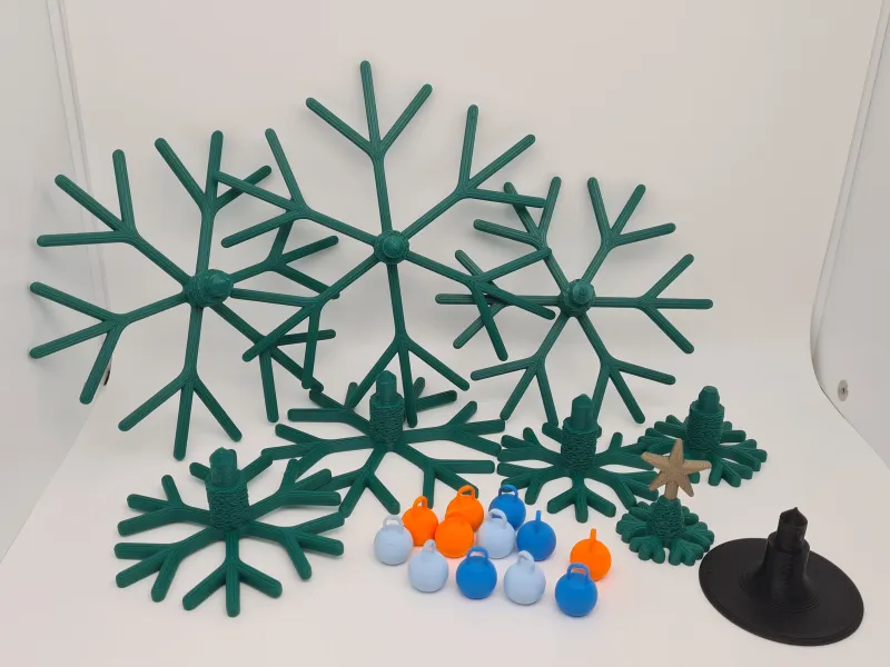 Interlocking Christmas Tree with Ornament (update: light version) par ...