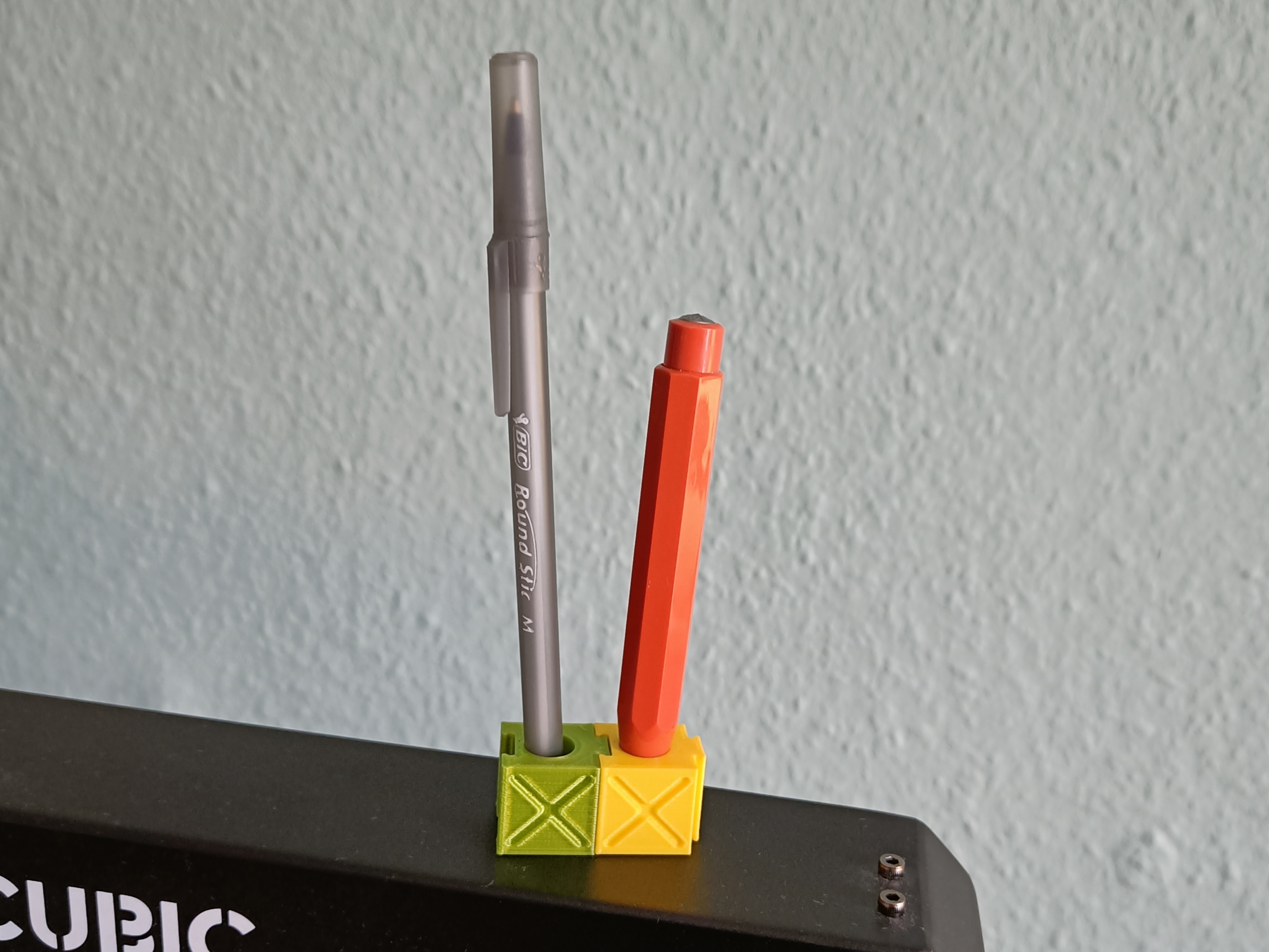 Calibration Cube Pen Holder Puzzle