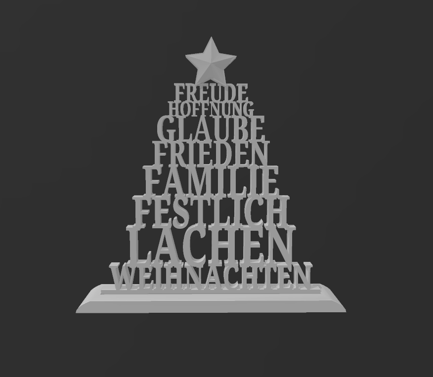 Weihnachtsbaum / Christbaum / Familie by Johination Download free STL