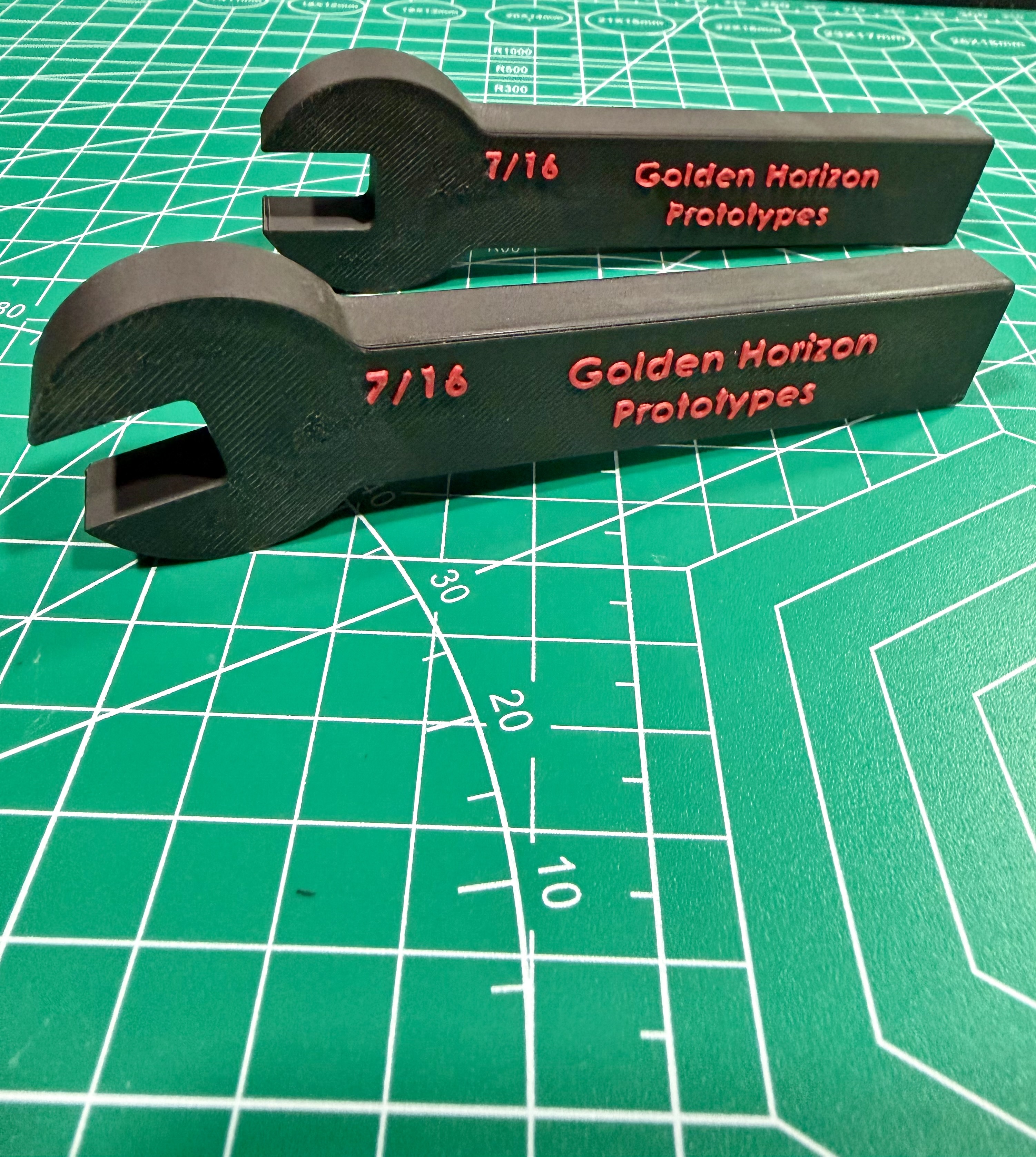 Miniatura 2 do modelo 3D 7/16 Parametric Wrench