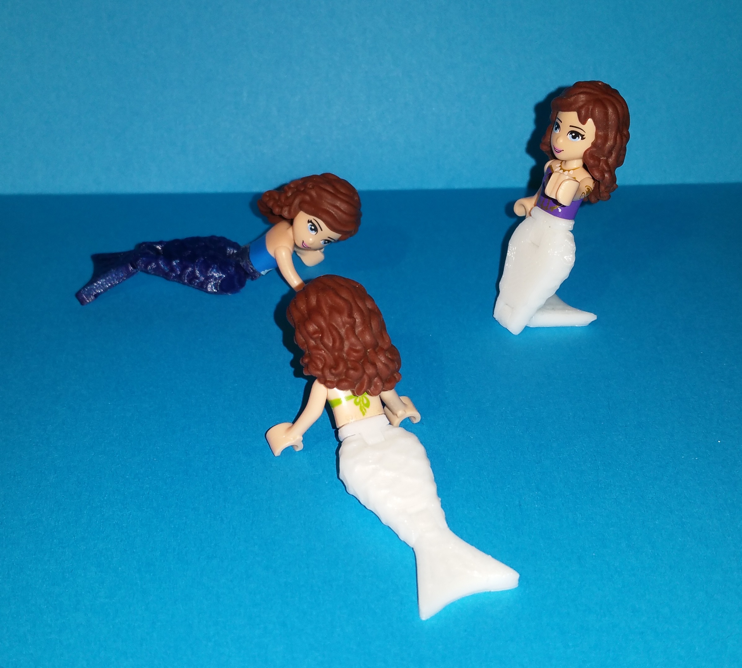 flexi mermaid fin (LEGO Frinds compatible)