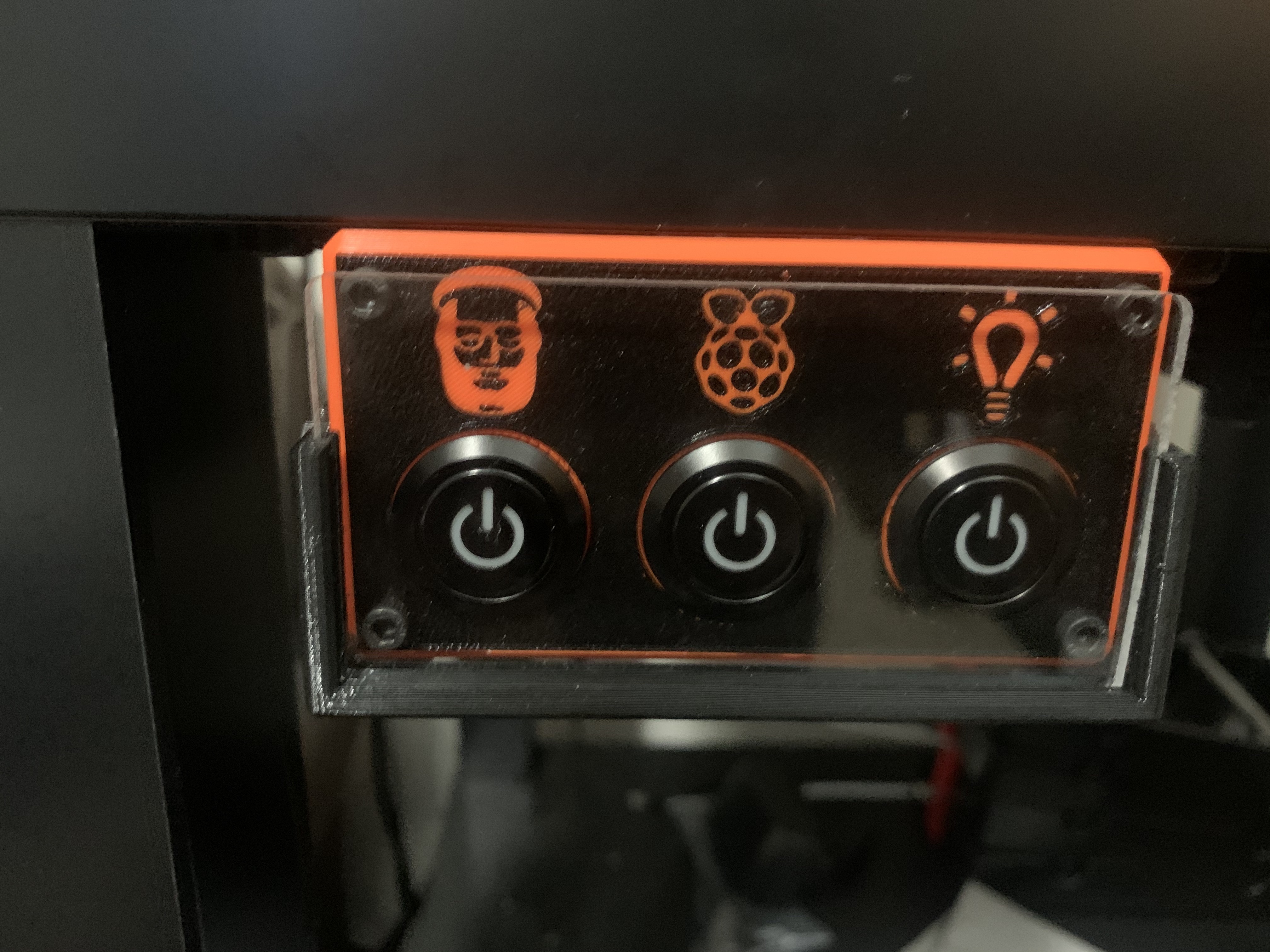 PRUSA Power Button Enclosure