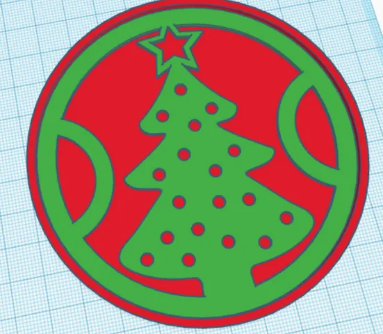 Christmas tree Coaster