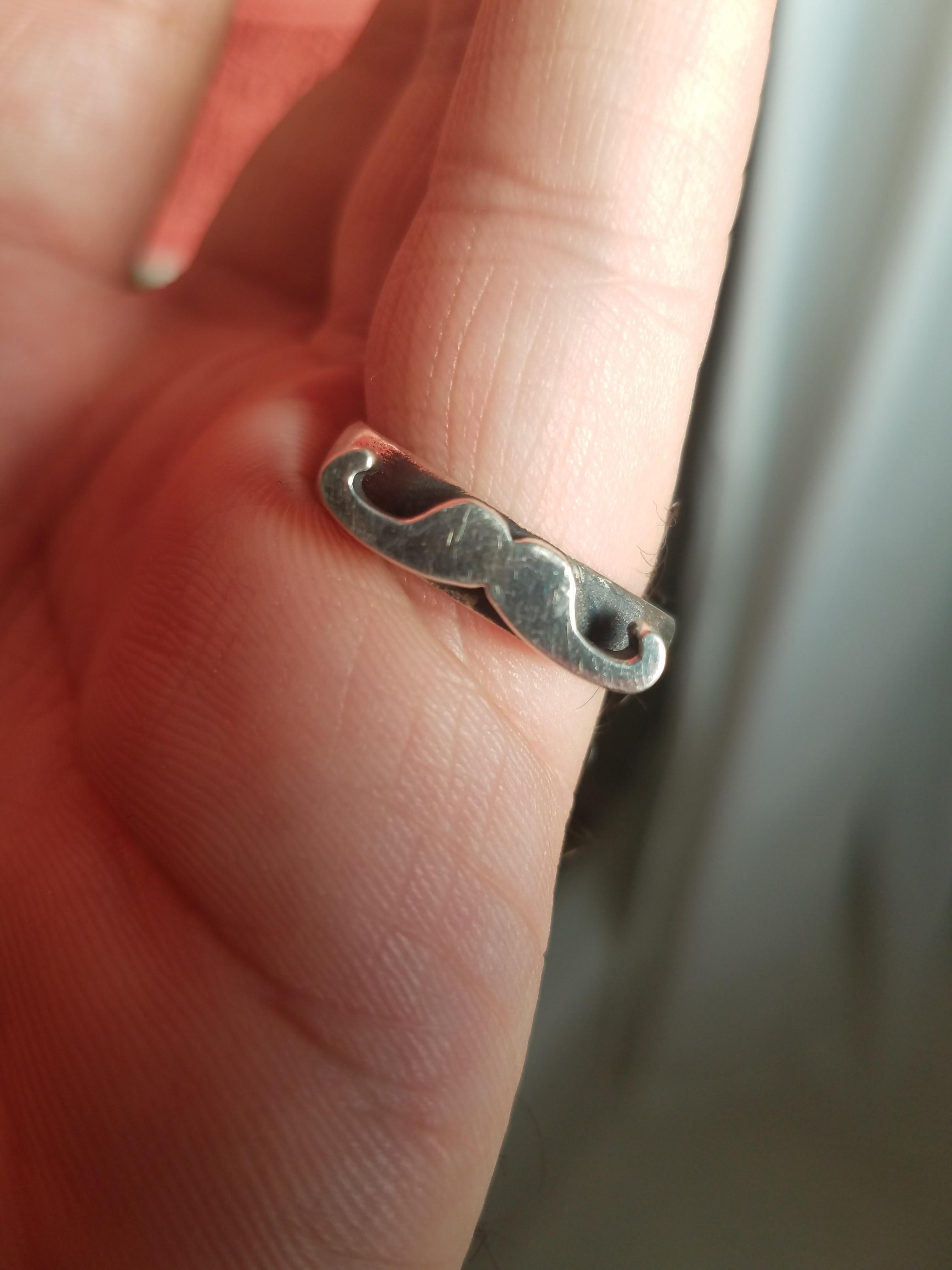 Mustache Ring