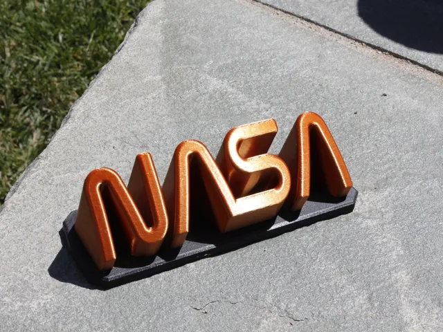 NASA Worm 3D Plaque