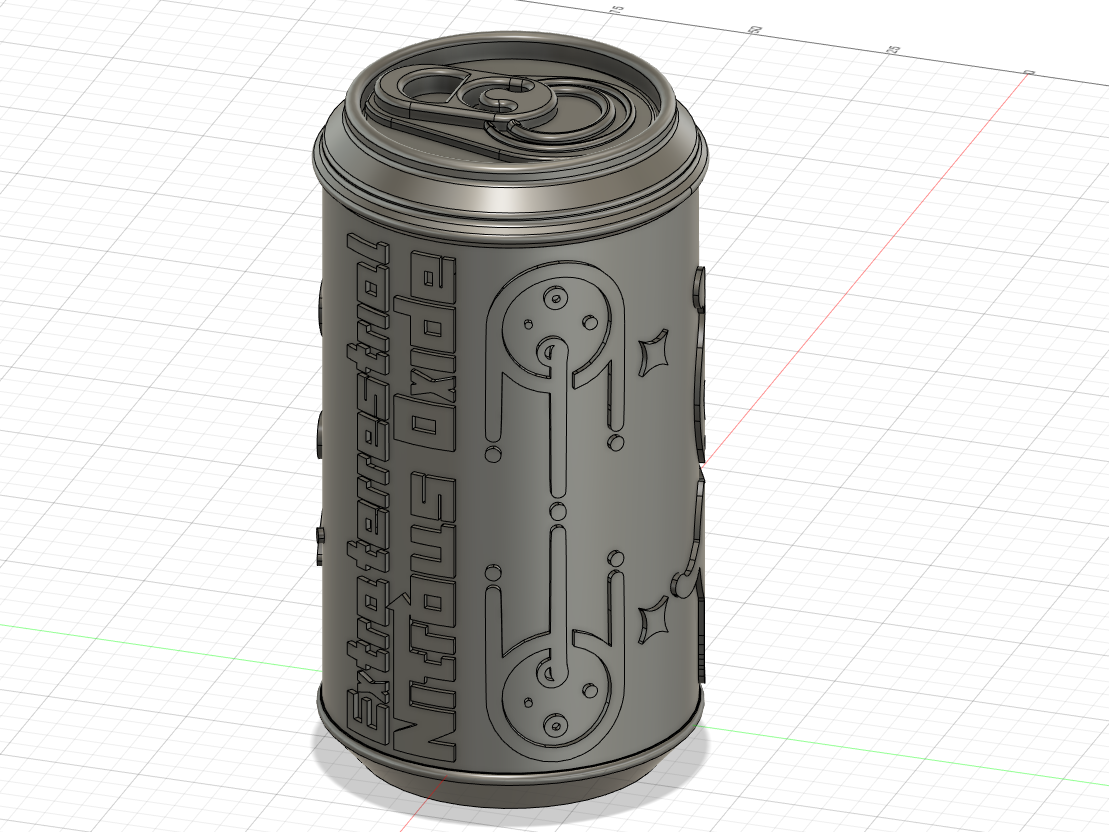 Extraterrestrial Nitrous Oxide - ET Nos - Space Nos - No Supports Needed
