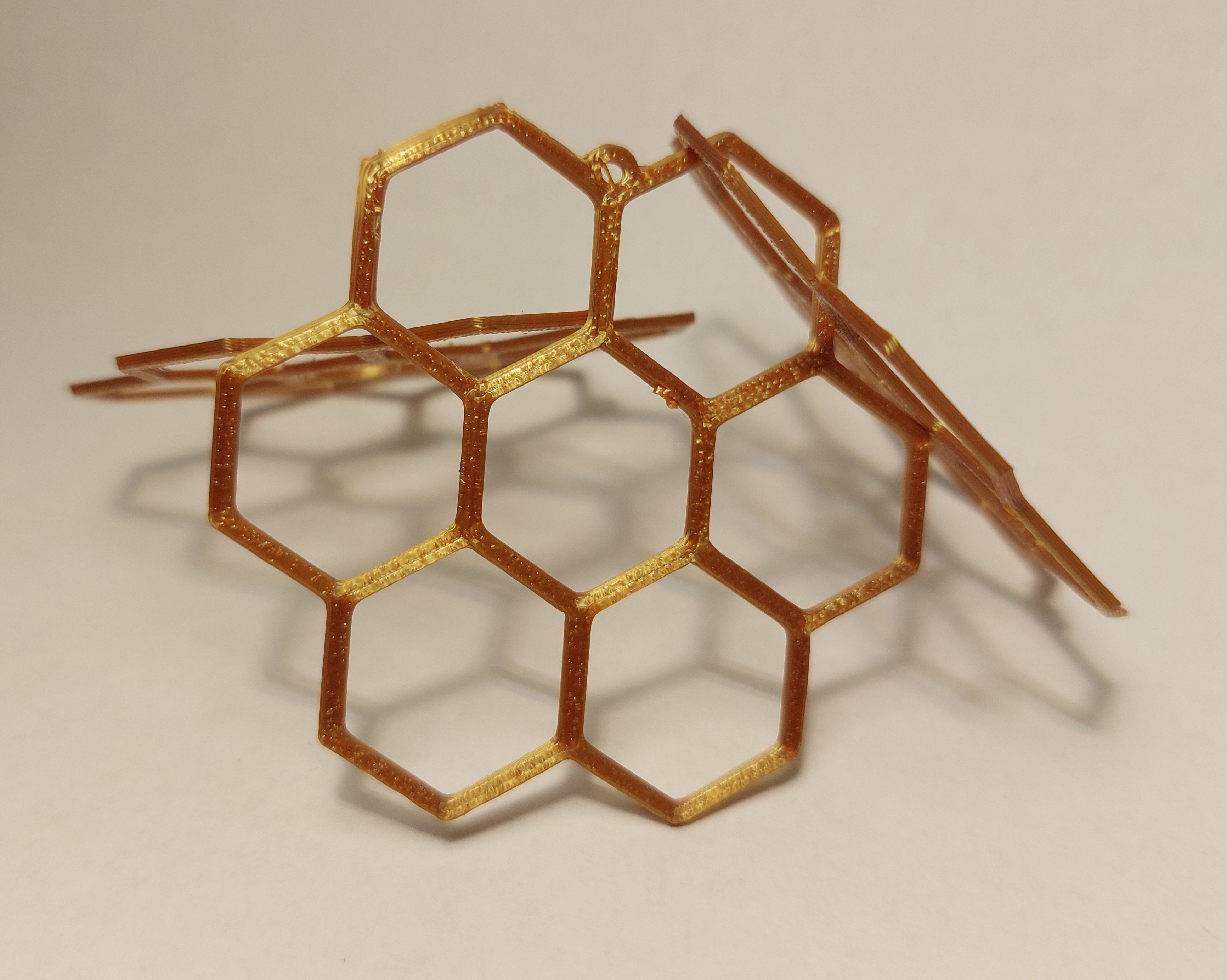 Christmas Hexagon 2D Ornaments