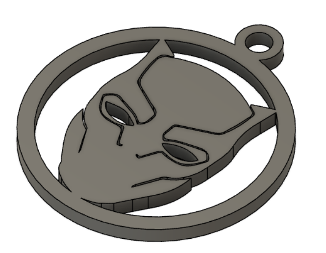 Black Panther Christmas Ornament