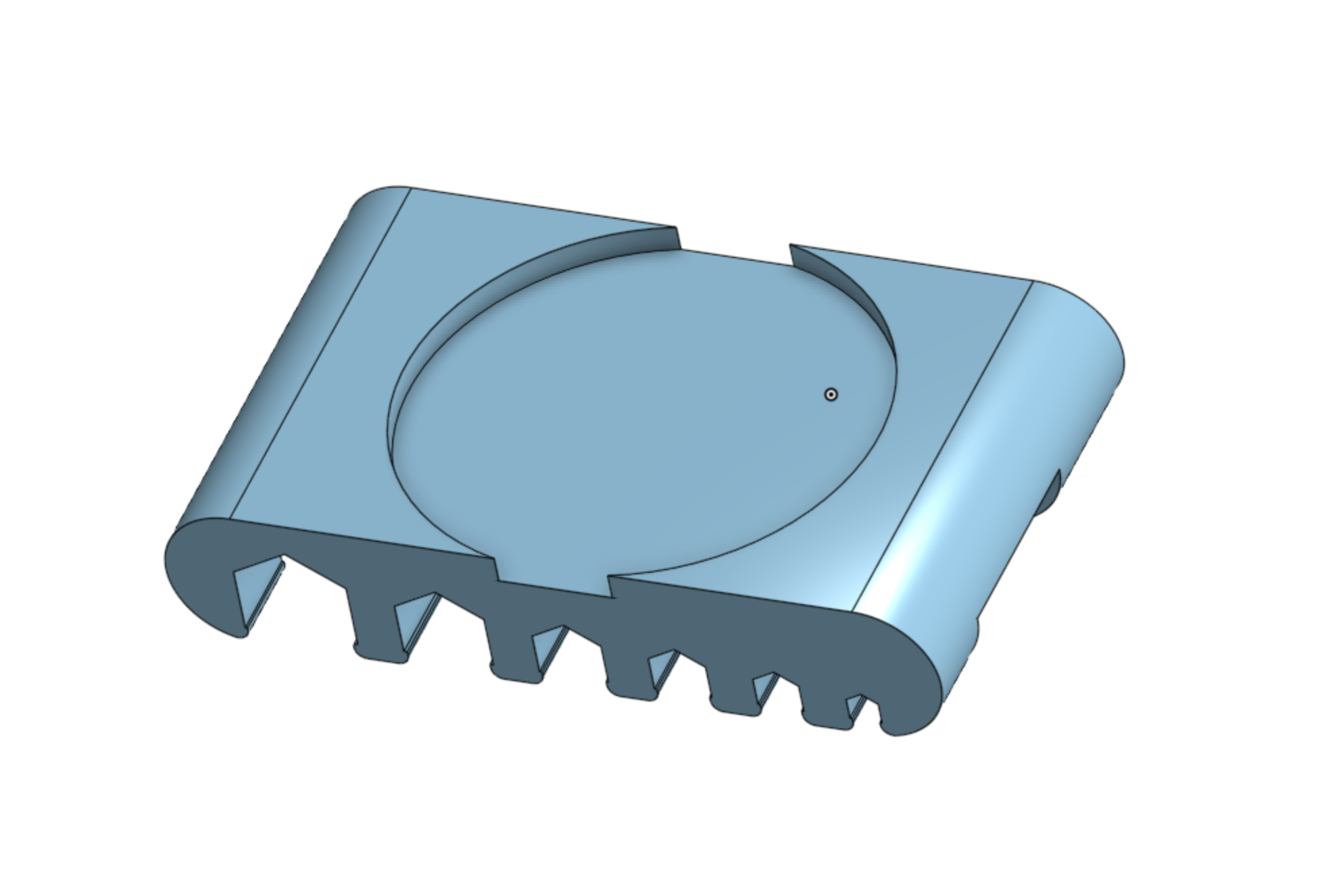 Miniatura 2 do modelo 3D compact hex key holder