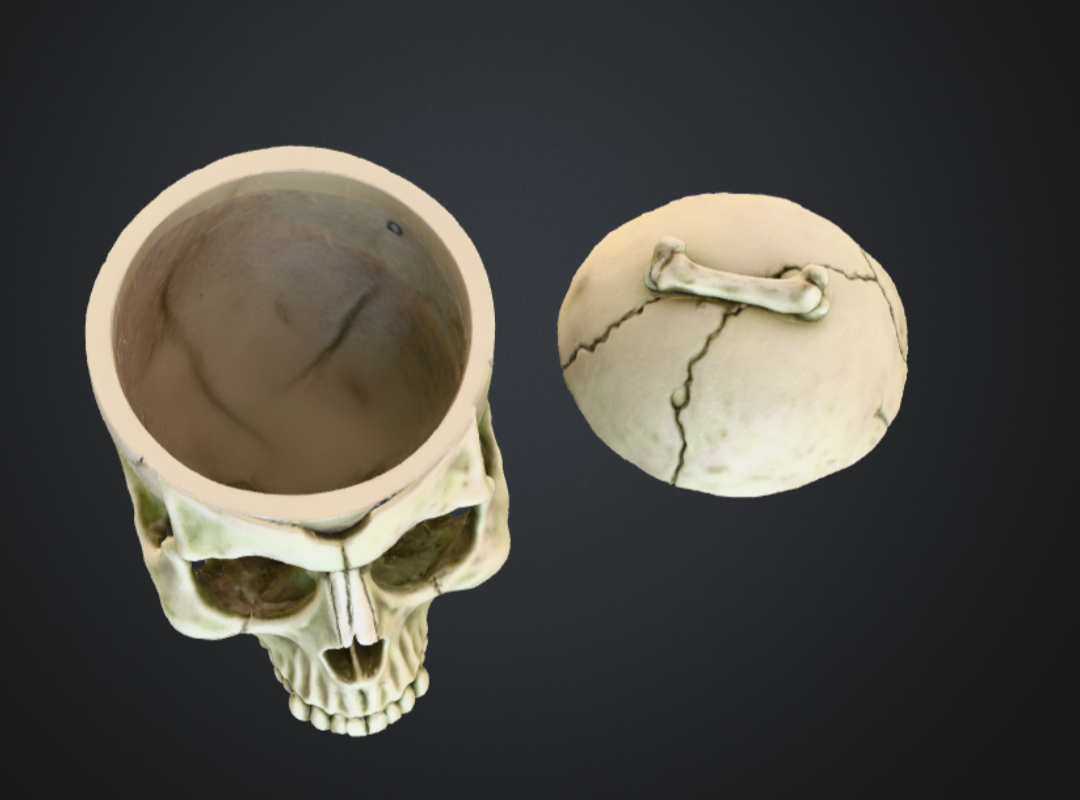 Miniatura 2 do modelo 3D Skull box