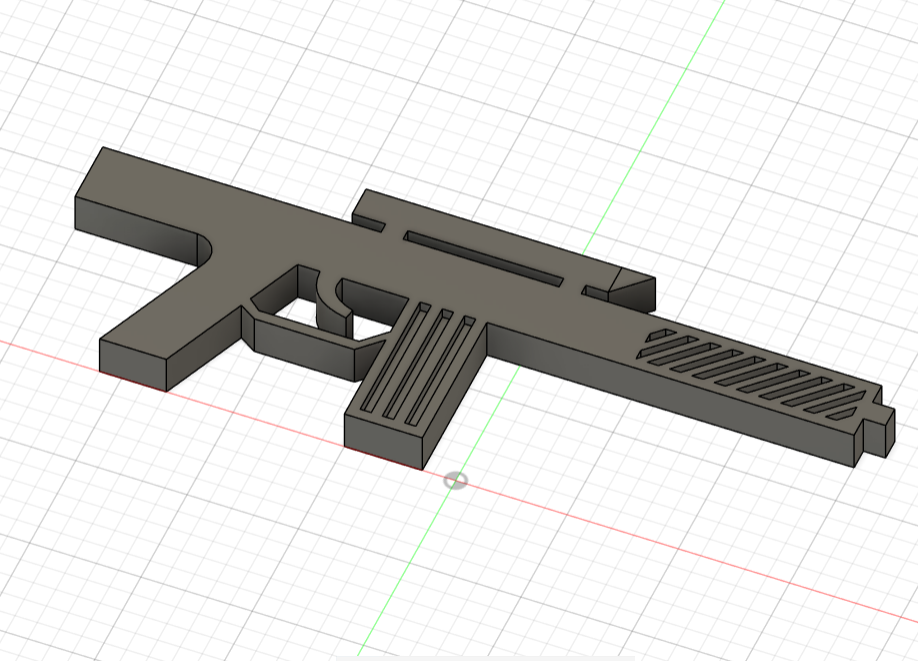 Minifigure gun