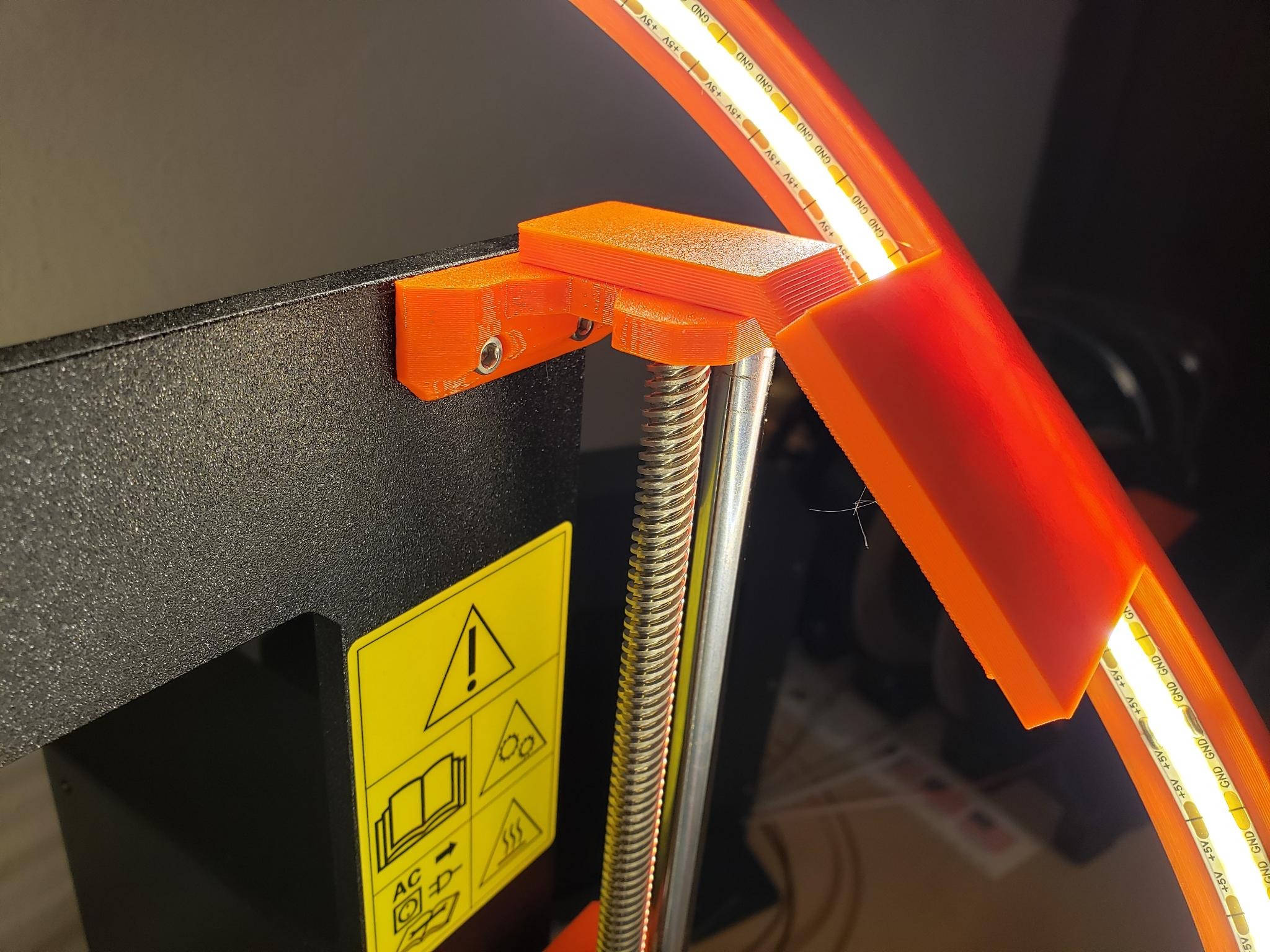 MK3S MMU2S Lightbar Angle Bracket