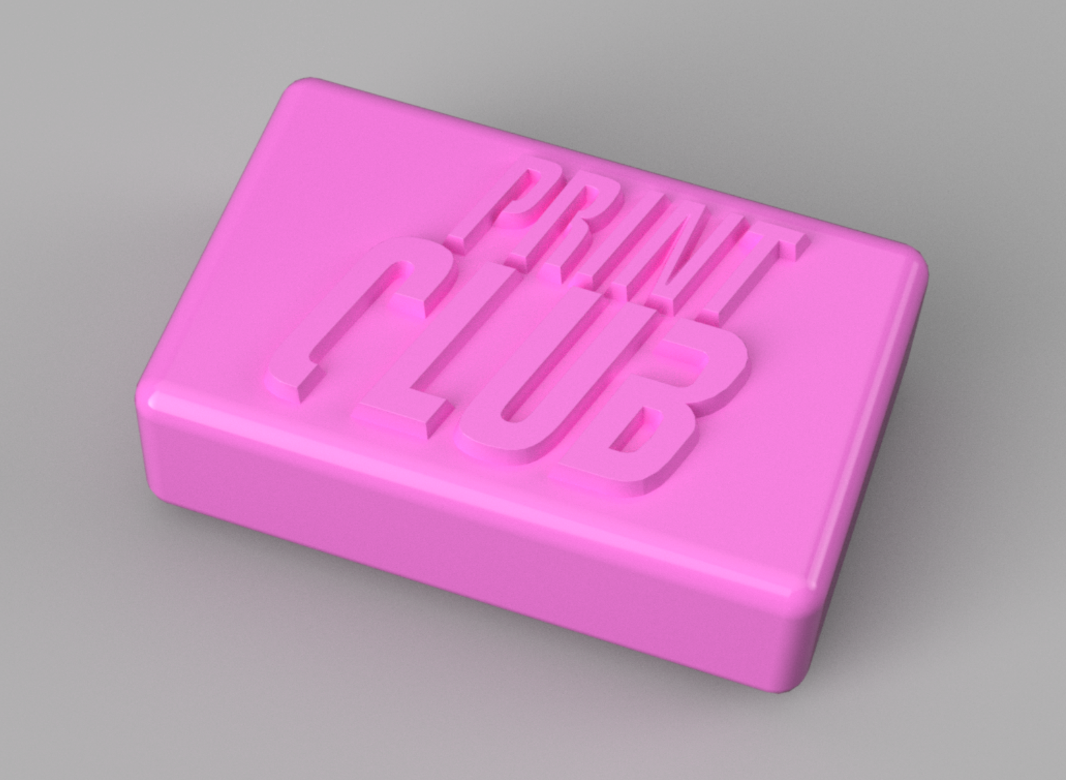 Print Club Soap Bar Mold