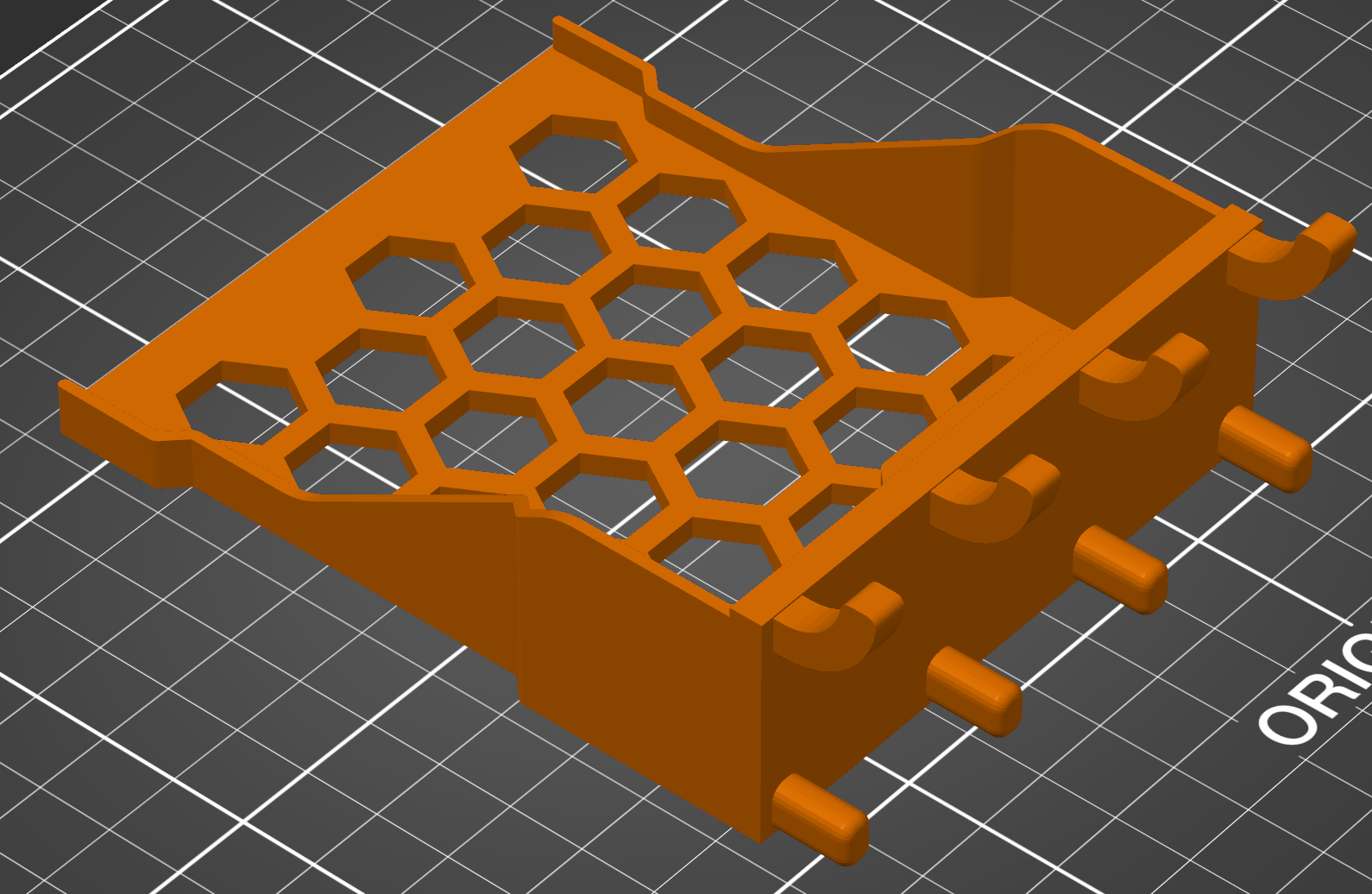 Stackable Box Shelf for Standard Pegboard