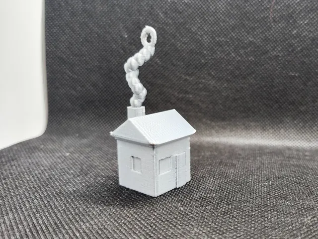 Hanging House Ornament - Stress test