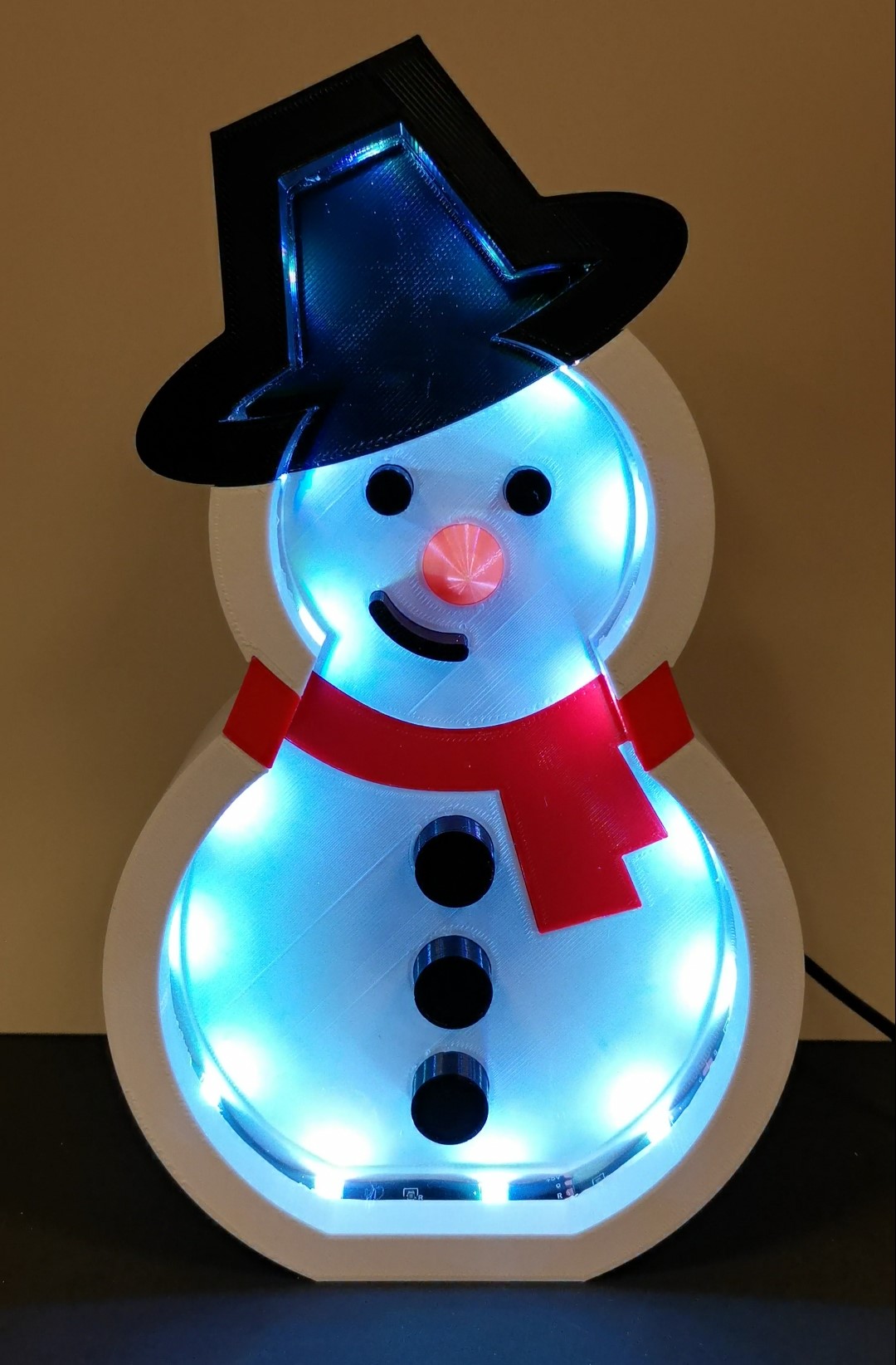 Lighted Snowman