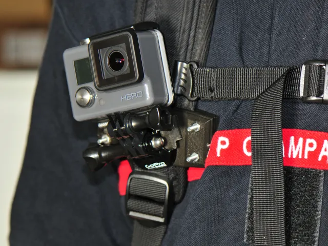Go Pro mount for backpack