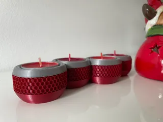 Balance scale tealight holder by JoeRixon