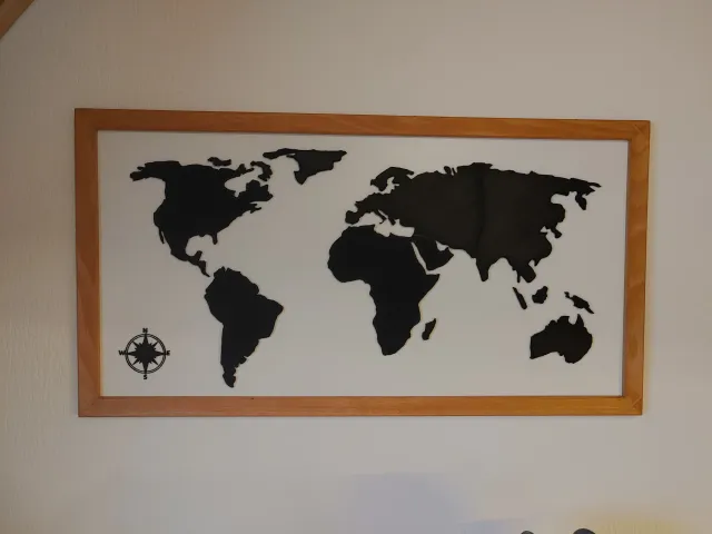 Simplified World Map