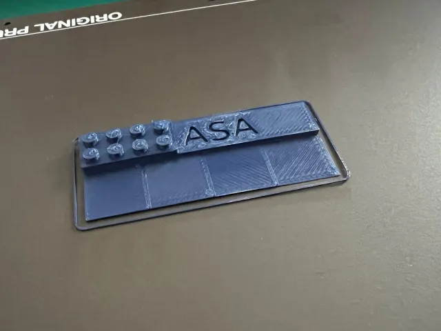 Simple swatch ASA-PETG-PLA