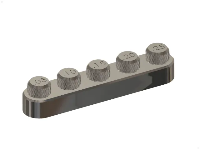 The clearance and tolerance gauge collection