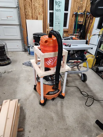 Shop Vac Dust Collection Cart Components