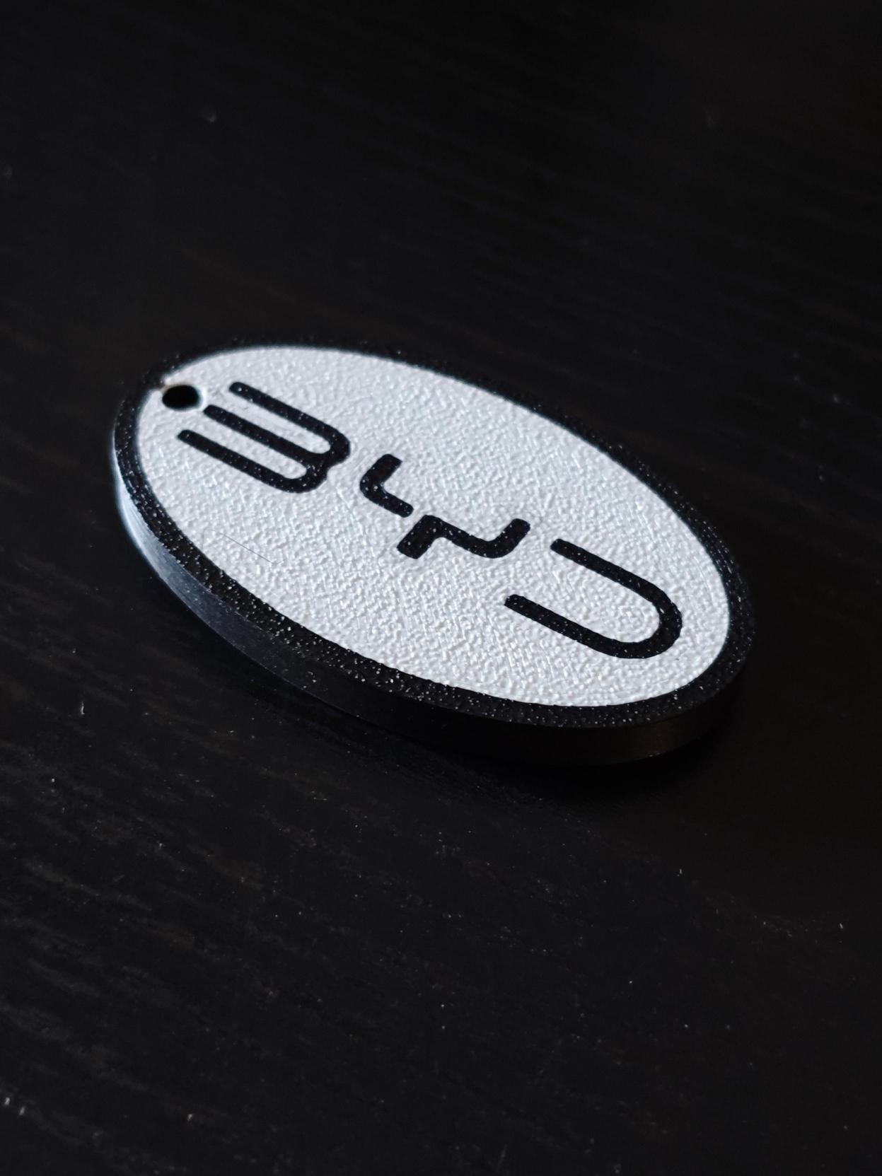 Miniatura 4 do modelo 3D BYD Auto Logo Keychain