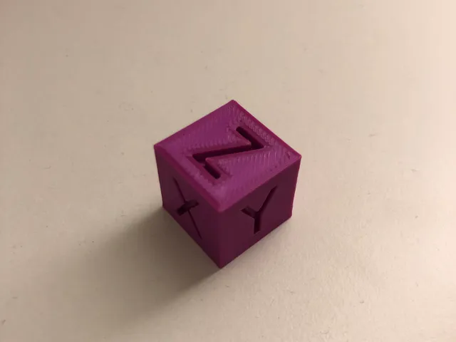 XYZ-10mm Calibration Cube