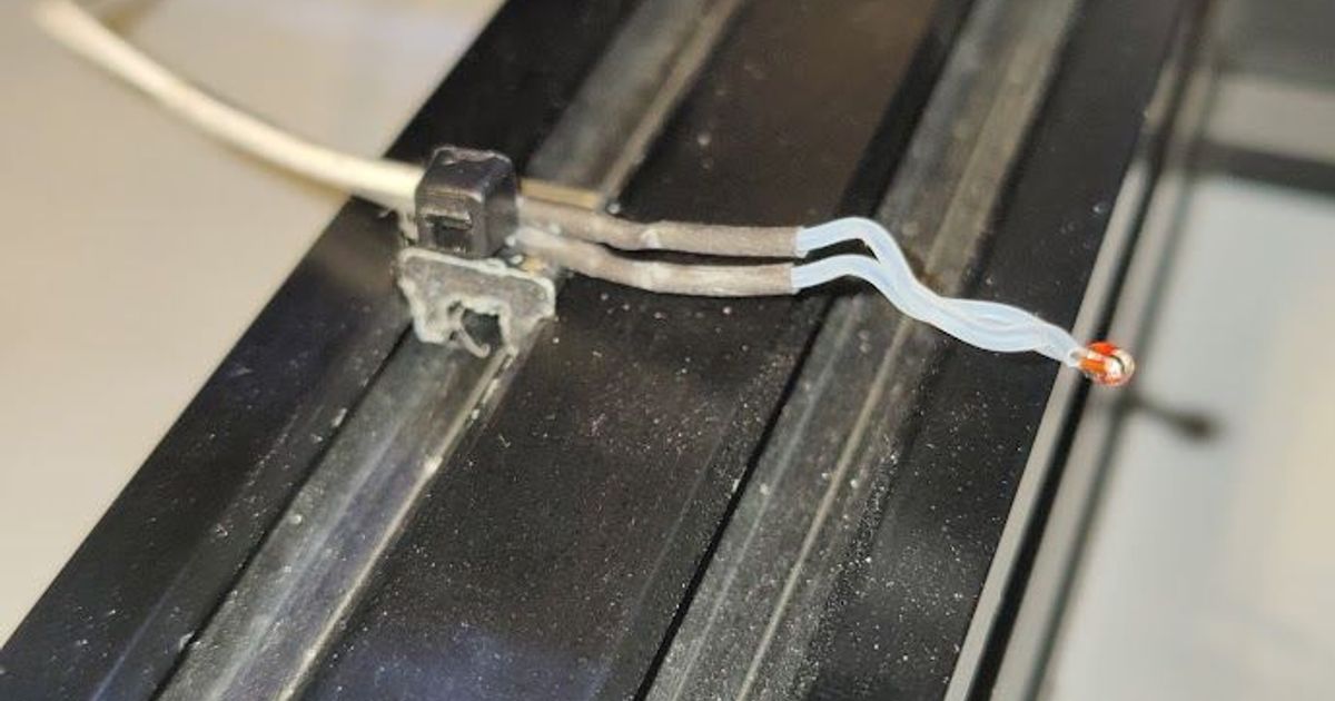 Thermistor mount for 2020 extruision by mriccucci Download free STL
