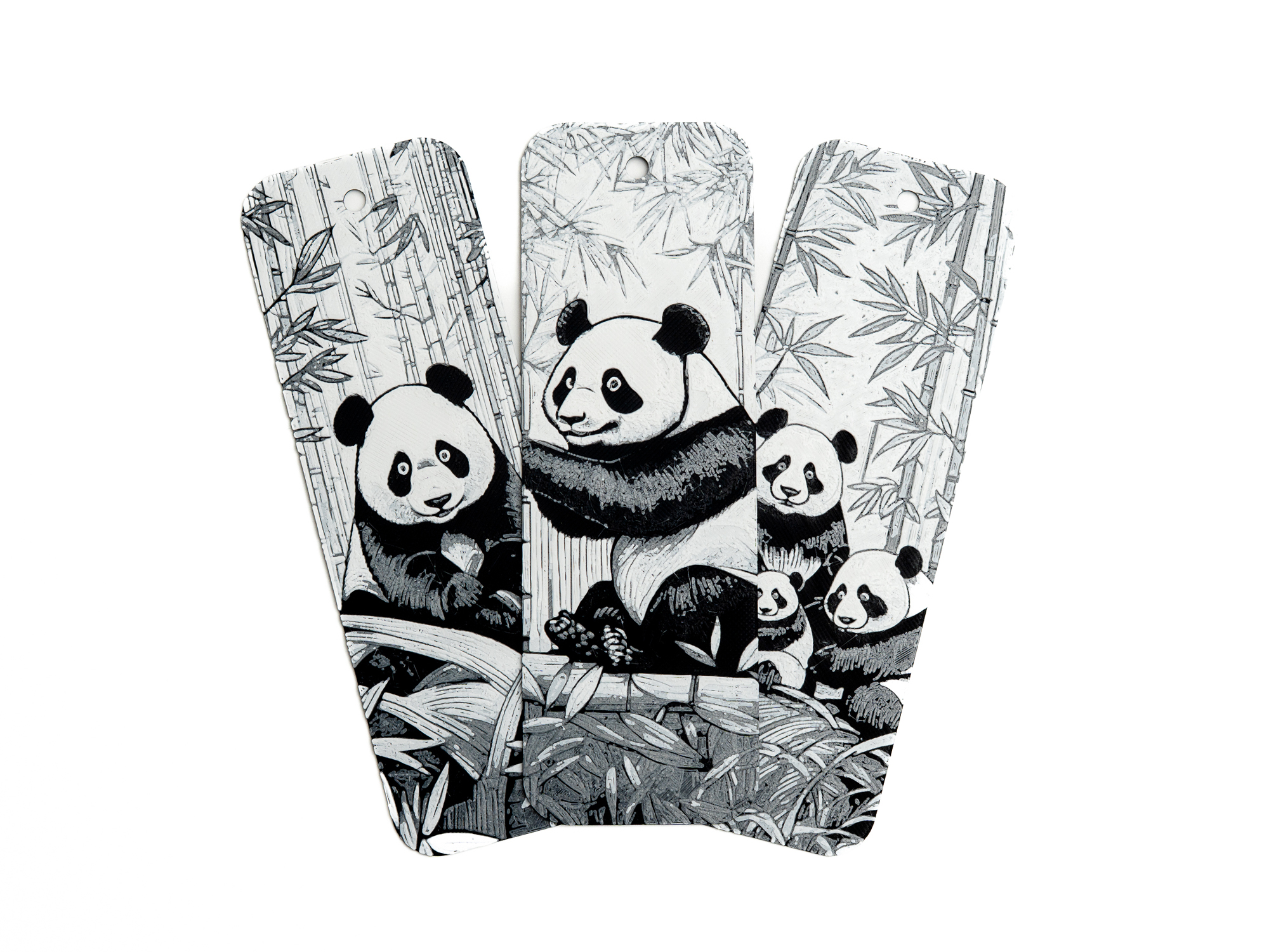 Miniatura 2 do modelo 3D Giant Panda Bookmarks