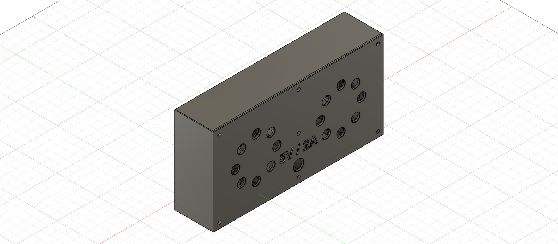 Miniatura 5 do modelo 3D 7 segment LED clock