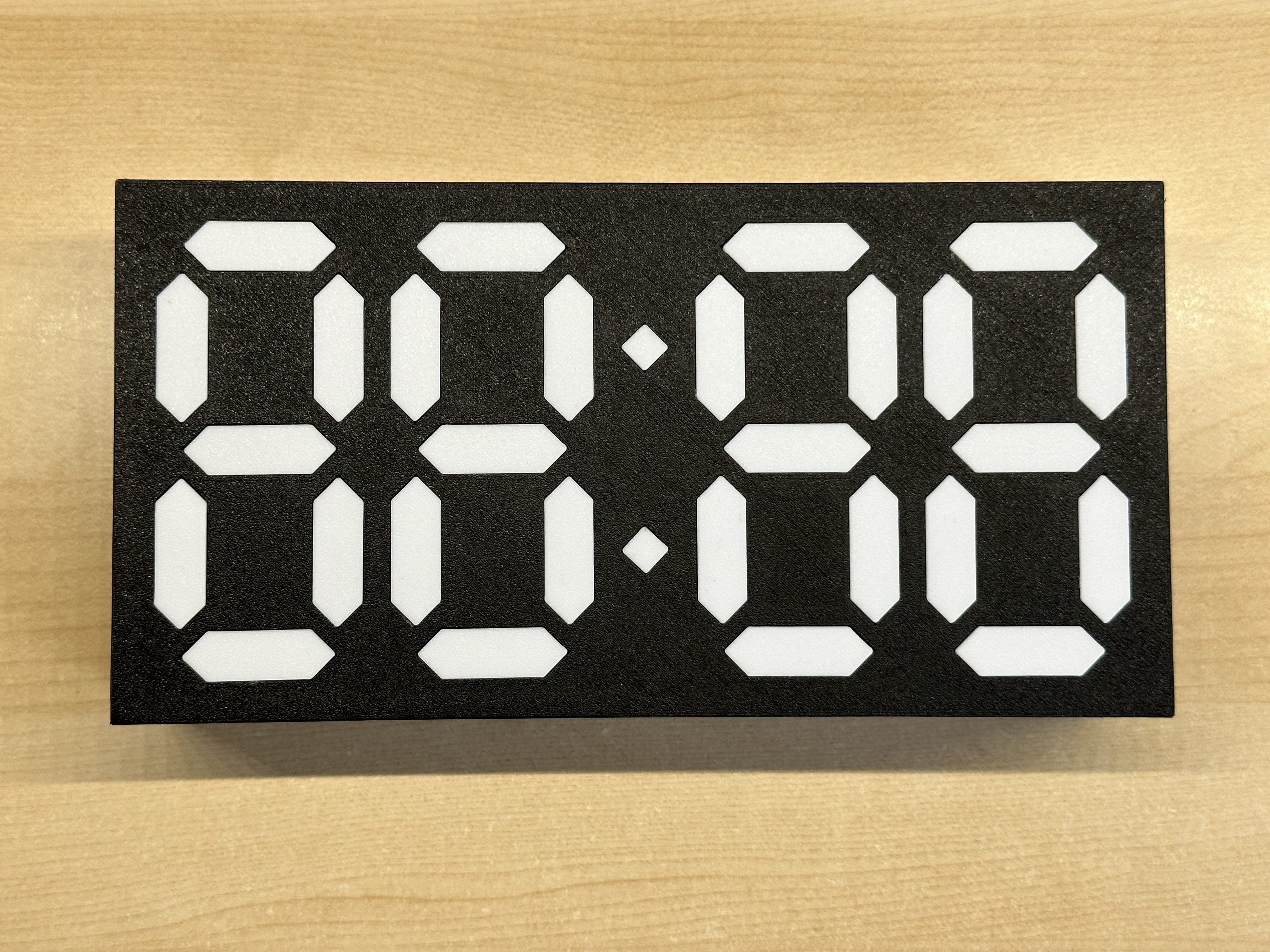 7 segment LED clock